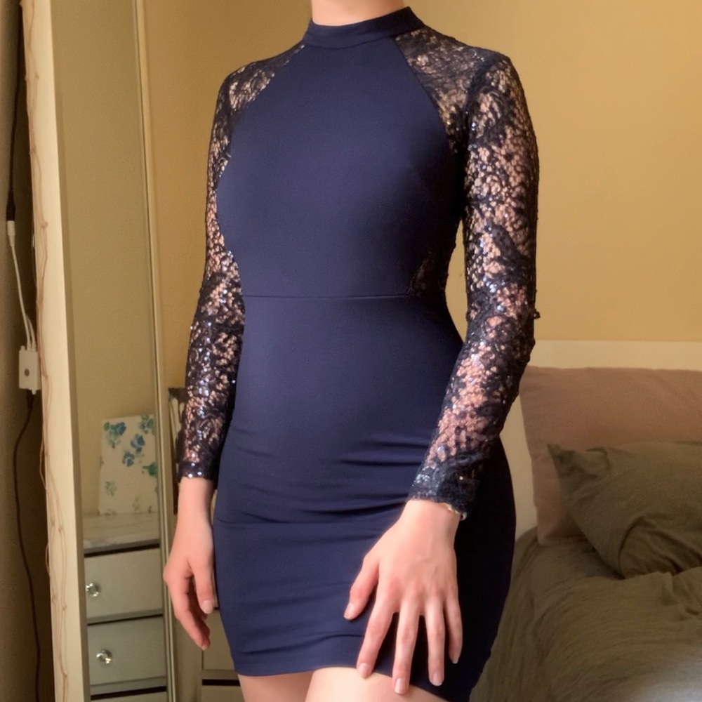 Blue Lace Jodi Kristopher Dress